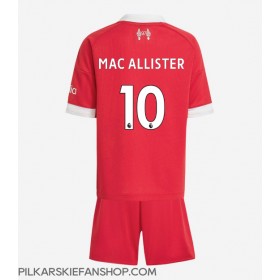 Koszulka piłkarska Liverpool Alexis Mac Allister #10 Strój Domowy dla dzieci 2025-26 tanio Krótki Rękaw (+ Krótkie spodenki)
